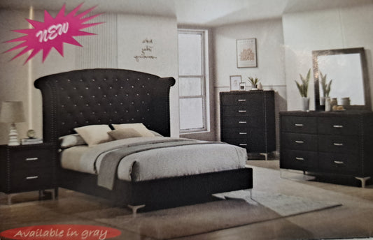 Lumina Black/Gray Bedroom Set