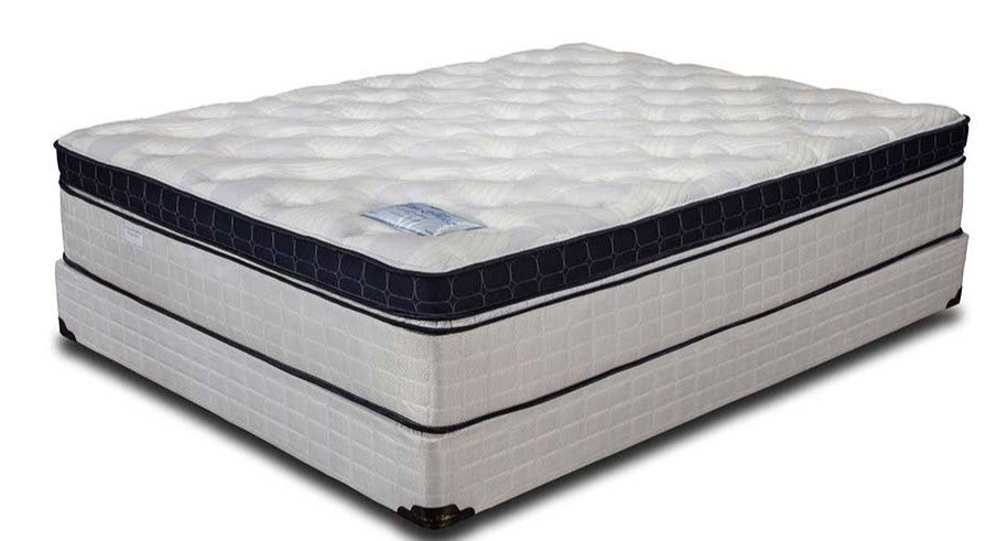 Blue Mist Queen Euro-Top Hybrid Mattress