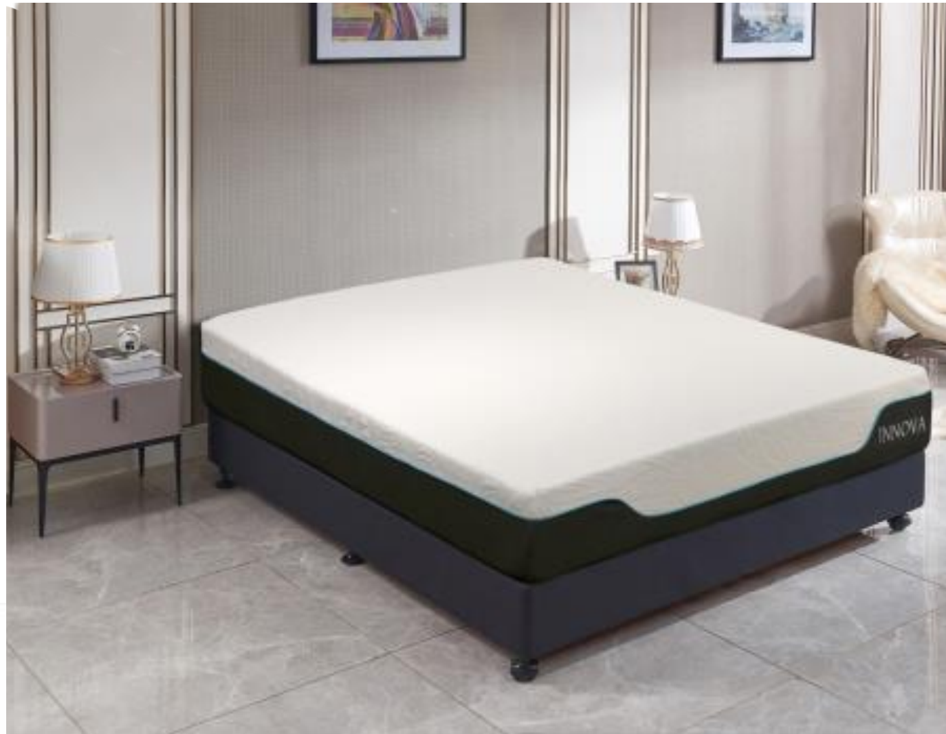 Elvina 10" Queen Gel Memory Foam Mattress